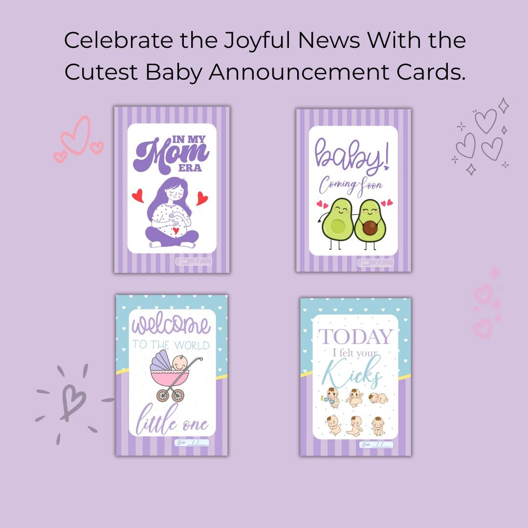 Pregnancy Milestone Cards (Set of 16) - Bop Canvases