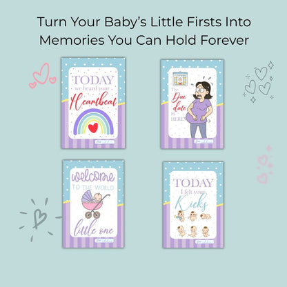 Pregnancy Milestone Cards (Set of 16) - Bop Canvases