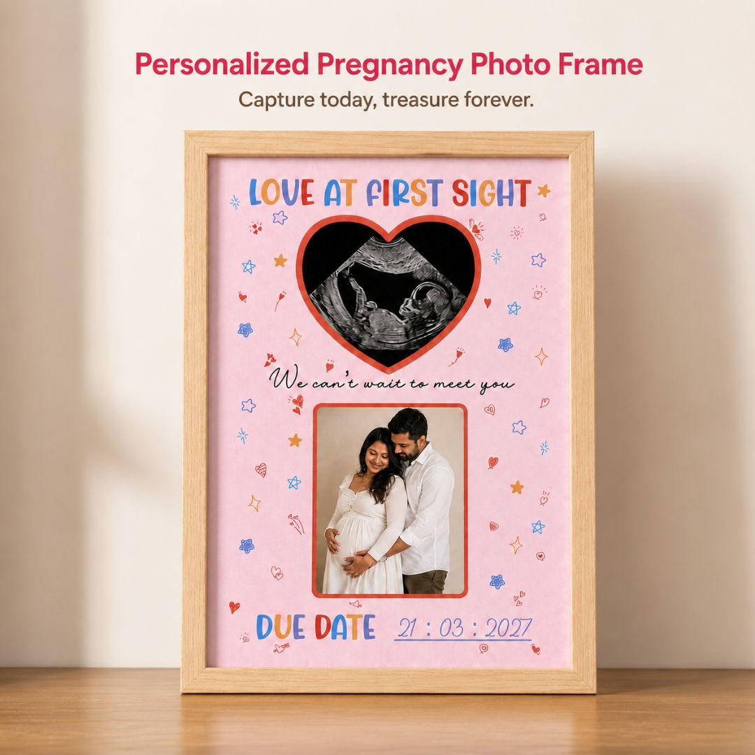 Pregnancy photo frame - Bop Canvases