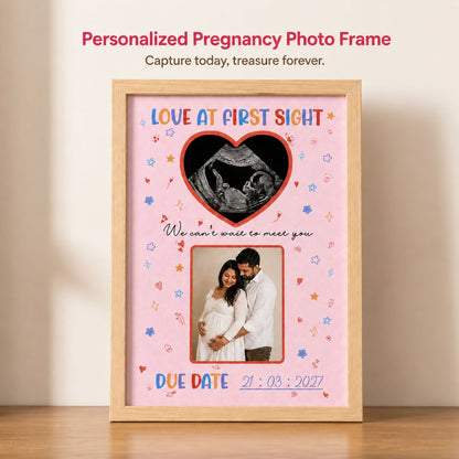 Pregnancy photo frame - Bop Canvases