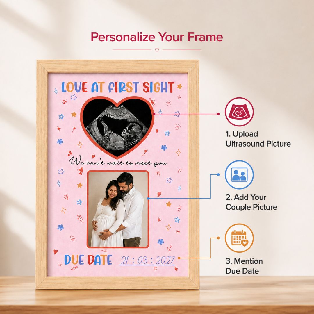 Pregnancy photo frame - Bop Canvases