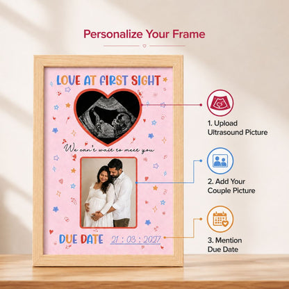 Pregnancy photo frame - Bop Canvases