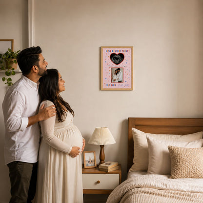 Pregnancy photo frame - Bop Canvases