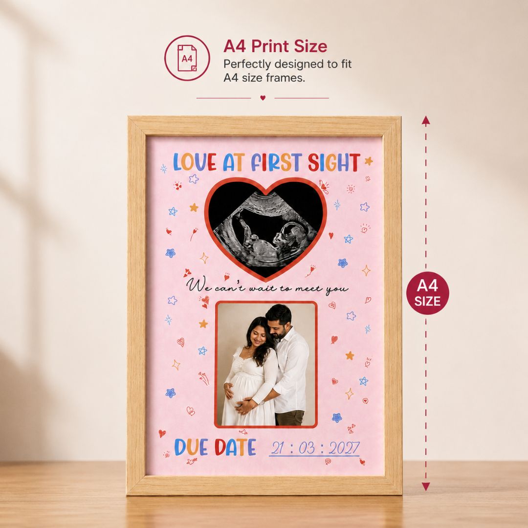 Pregnancy photo frame - Bop Canvases