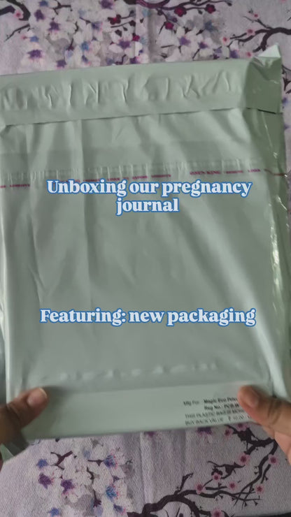 Pregnancy Journal - Personalized with name | Designed for 9 months (Blossom)