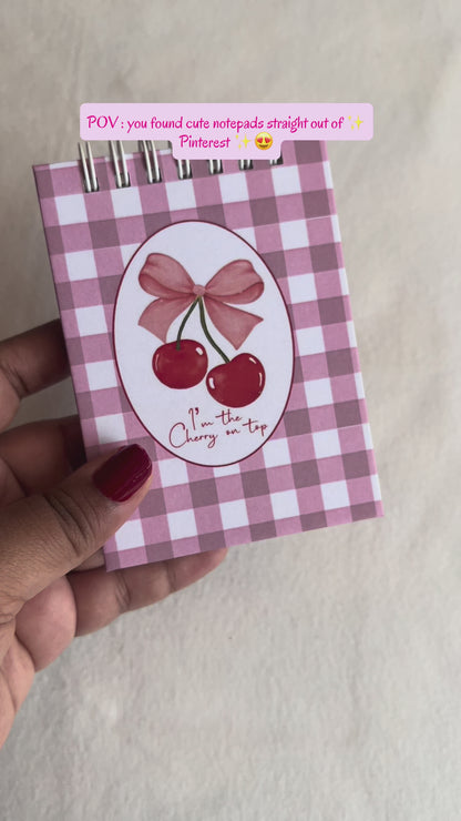 Pocket Notepad – [Cherry]