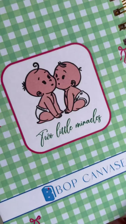 Twin Pregnancy Journal (Expecting Twins - Green)