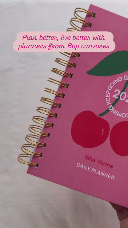 Undated Yearly Planner | Personalized with your name (Good Things)