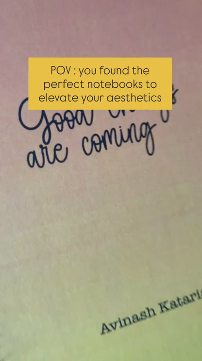 Notebook | Personalized with Name | 150 Pages, Hardcover | Summer