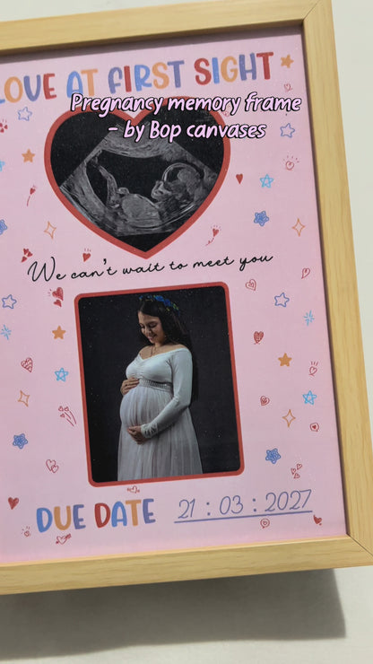 Pregnancy photo frame