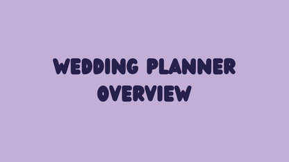 Wedding Planner | Personalized with picture & name | Happily ever after