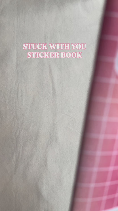 Sticker Book - Cute & Functional | 125 Aesthetic Stickers | A6 Size (Stuck With You)