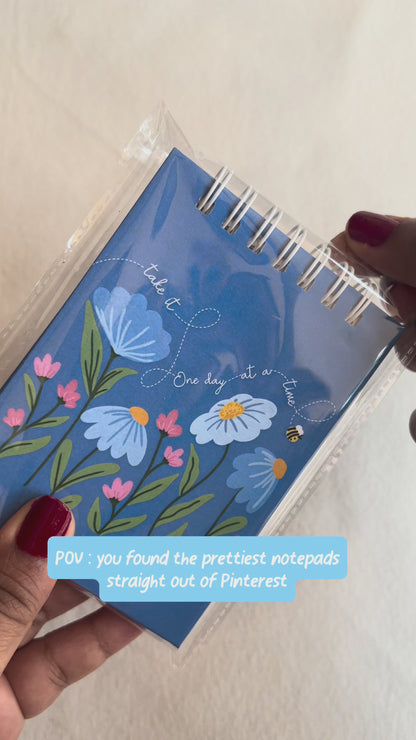 A7 Pocket Notepad Pack of 5 | Hardcover | 160 pages | 80 GSM (Mindful)