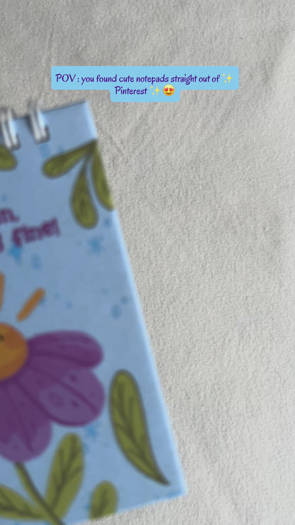 Pocket Notepad – [Sunflower]