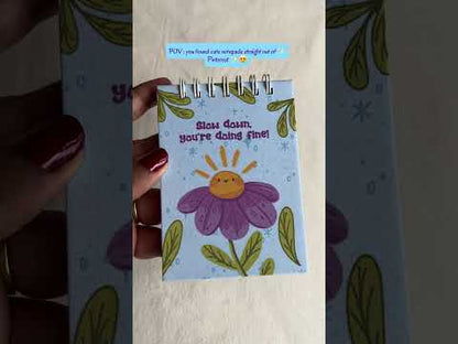 A7 Pocket Notepad – [Sunflower] | Hardcover | 160 Pages | 80 GSM Paper