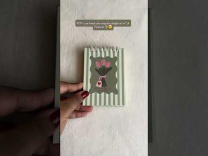 A7 Pocket Notepad – [Tulip Bunch] | Hardcover | 160 Pages | 80 GSM Paper