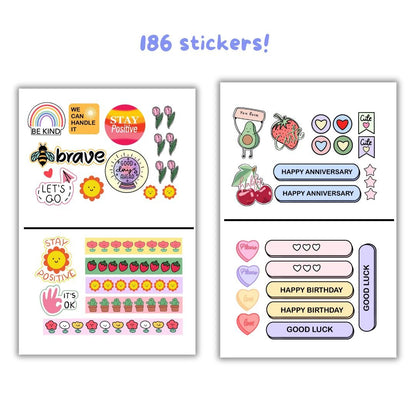 Sticker book - Daily essentials | A6 size - Bop Canvases