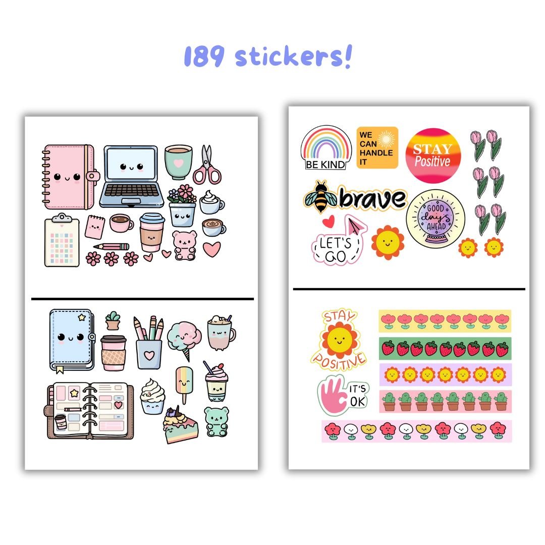 Sticker book - Korean Cuties | A6 size - Bop Canvases