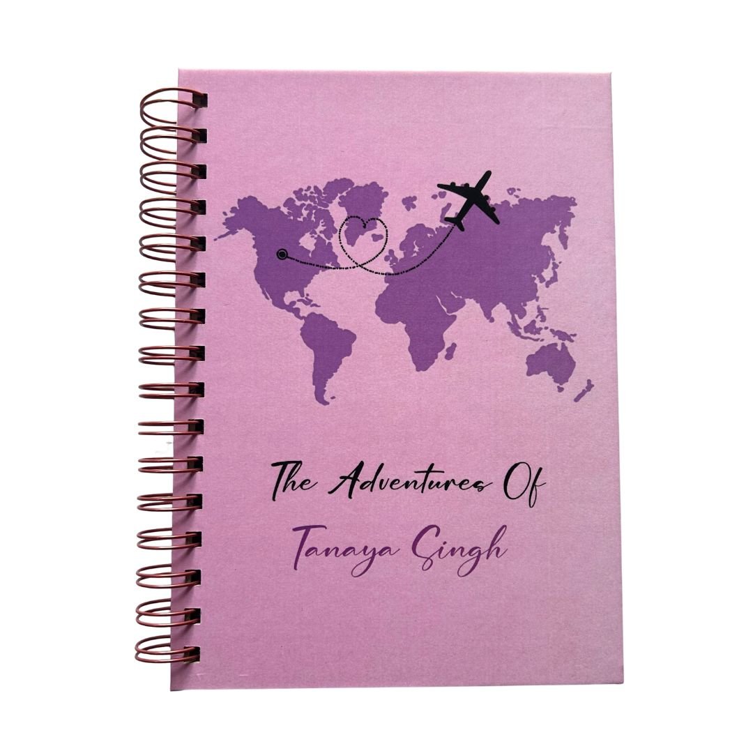 Best Travel Journal - Personalized with name | Bop Canvases