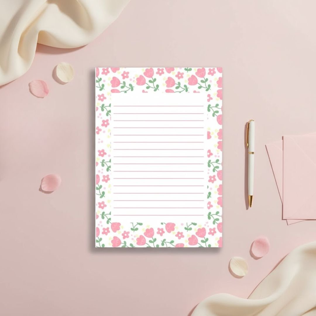 Tulips | A5 notepad - Bop Canvases