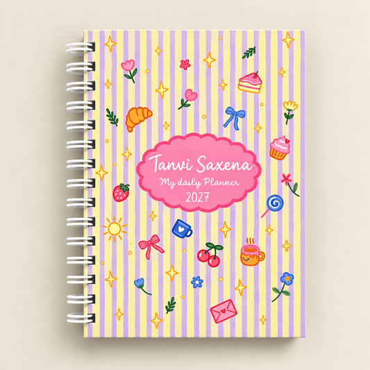 Undated Daily Planner (Charms) - Bop Canvases
