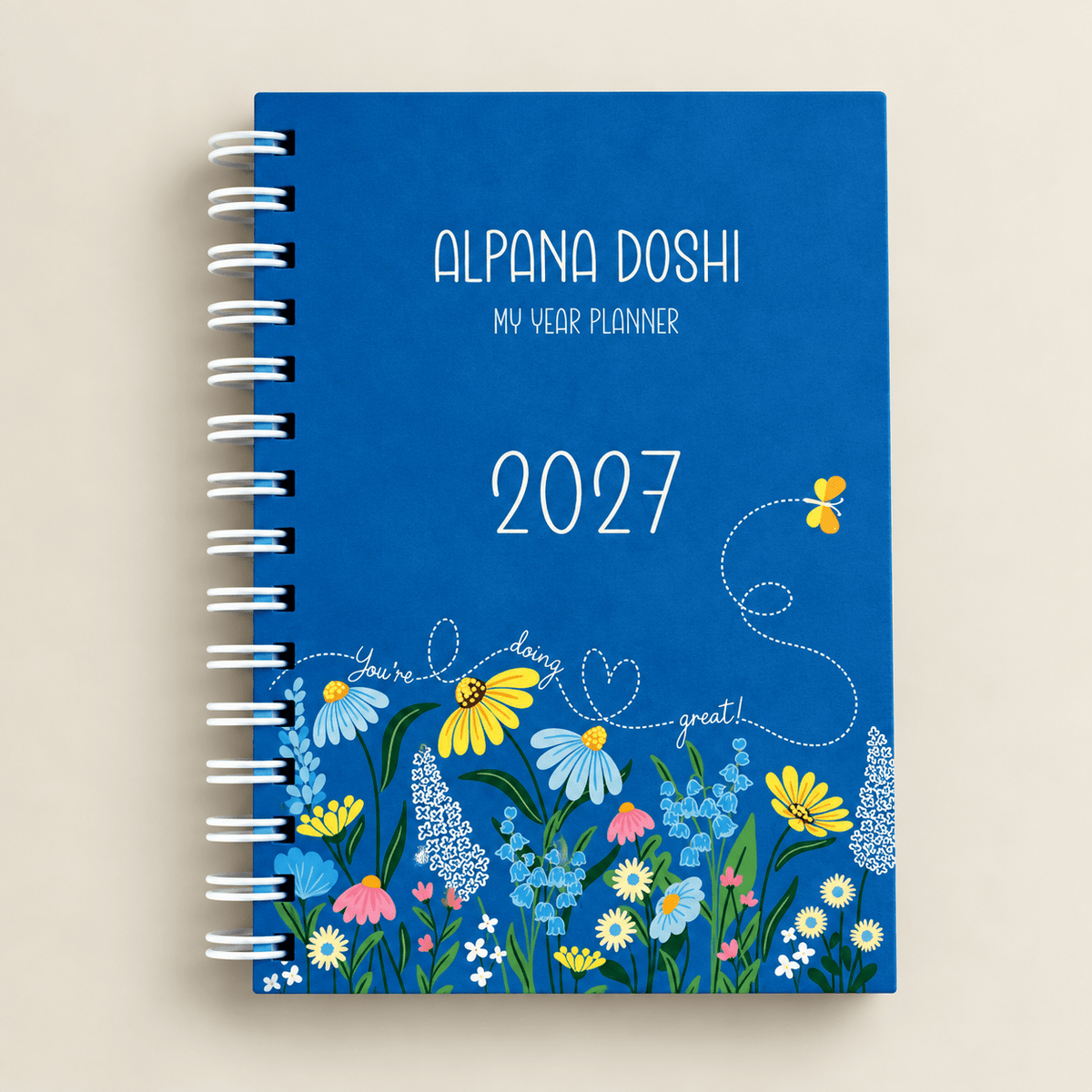 Undated Daily Planner (Lilies) - Bop Canvases