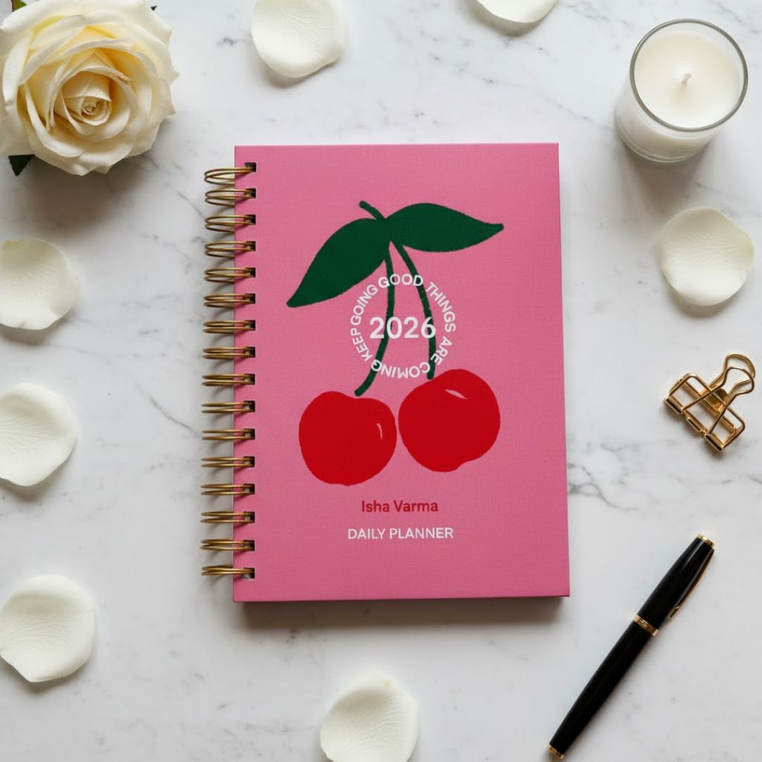 Undated Yearly Planner | Personalized with your name (Good Things) - Bop Canvases