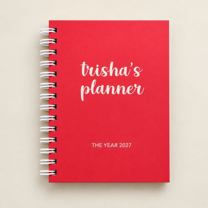 Undated Yearly Planner (Pink Delight) - Bop Canvases