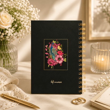 Wedding Planner - Name Personalized (Beginning of forever - Black) - Bop Canvases