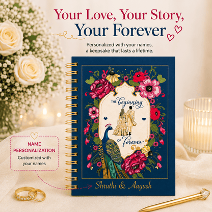 Wedding Planner - Name Personalized (Beginning of forever - Blue) - Bop Canvases