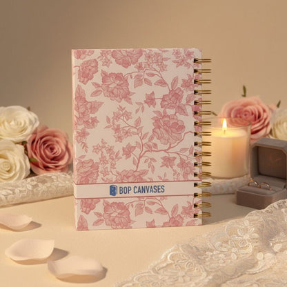 Wedding Planner| Name, Picture & Date Personalized (Bride to be - Pink) - Bop Canvases
