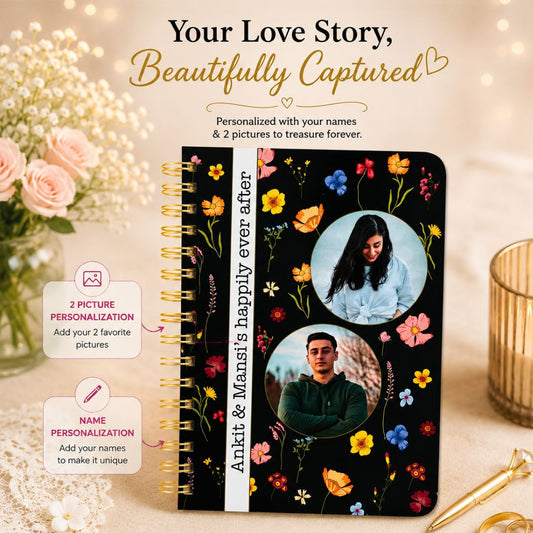 Wedding Planner | Name & Picture Personalized (True Love - Black) - Bop Canvases