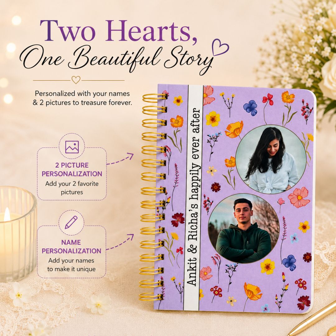 Wedding Planner | Name & Picture Personalized (True Love - Lilac) - Bop Canvases