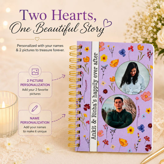 Wedding Planner | Name & Picture Personalized (True Love - Lilac) - Bop Canvases