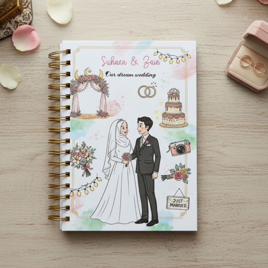 Wedding Planner | Personalized with name | Just Married - Bop Canvases
