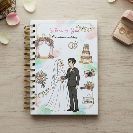 Wedding Planner | Personalized with name | Just Married - Bop Canvases