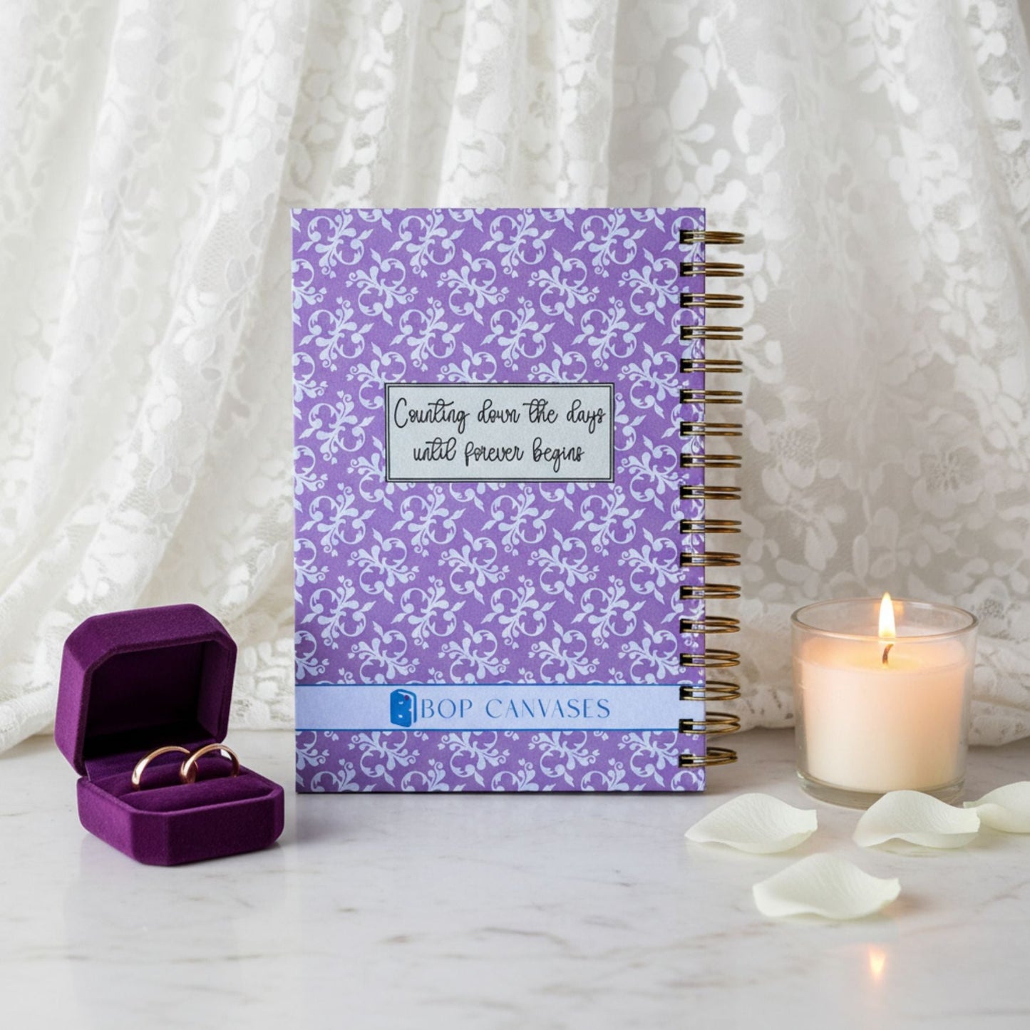 Wedding Planner| Personalized with name & picture | Lavender Dream - Bop Canvases