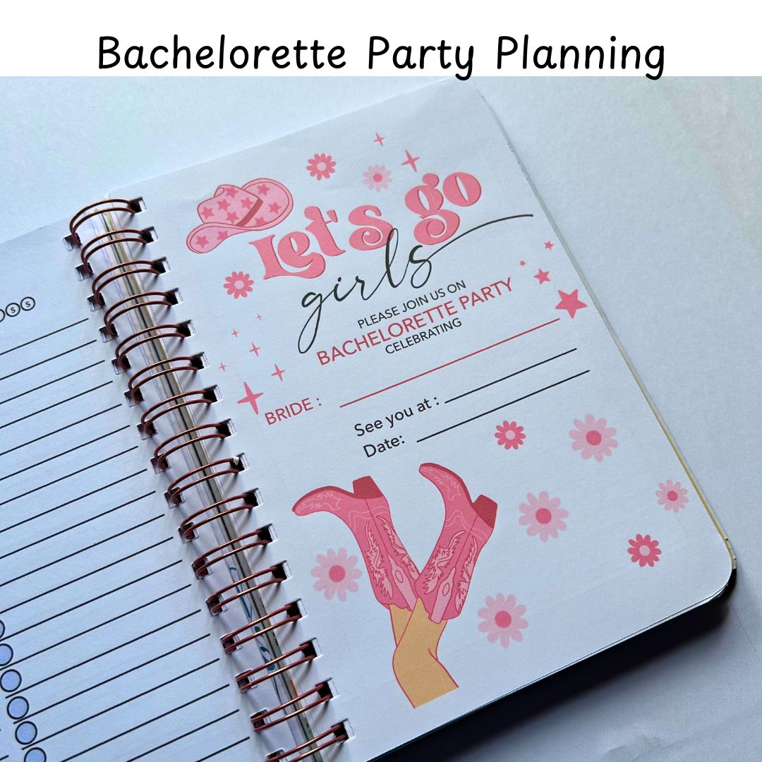 Wedding Planner| Personalized with name | Wedlock - floral - Bop Canvases