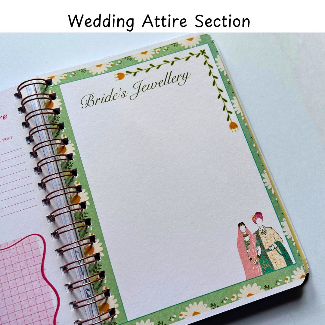 Wedding Planner| Personalized with name | Wedlock - floral - Bop Canvases