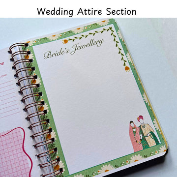 Wedding Planner| Personalized with name | Wedlock - floral - Bop Canvases
