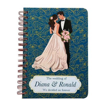 Wedding Planner| Personalized with name | Wedlock - teal - Bop Canvases