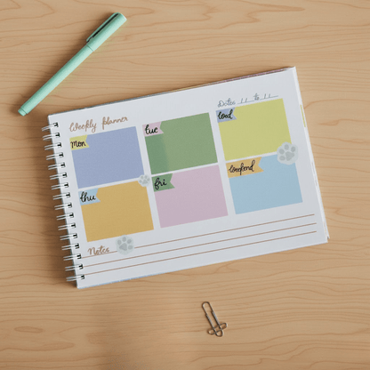 Weekly Desk Planner (104 Weeks/2 Years) - Bop Canvases