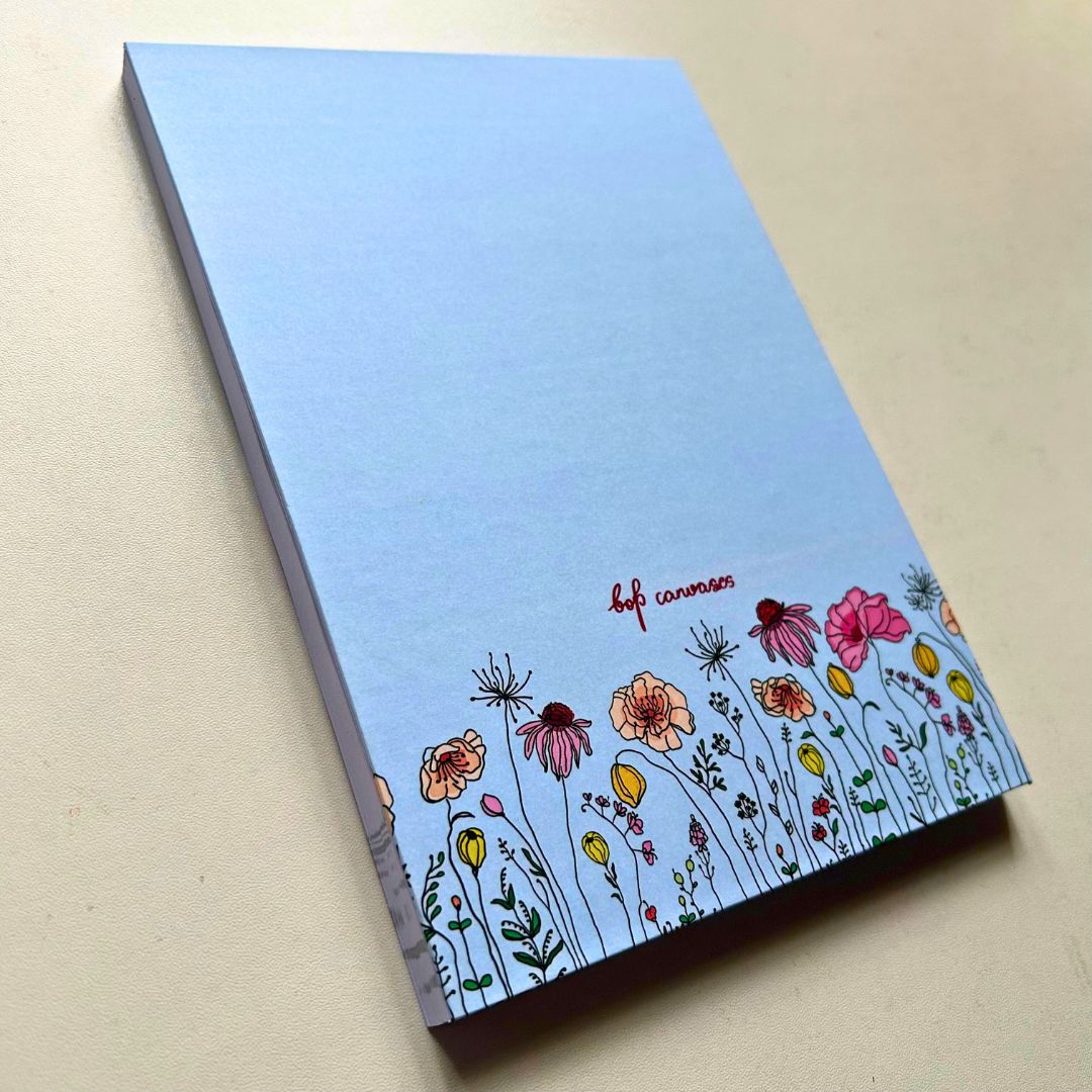 Weekly planner | Garden | A5 notepad - Bop Canvases