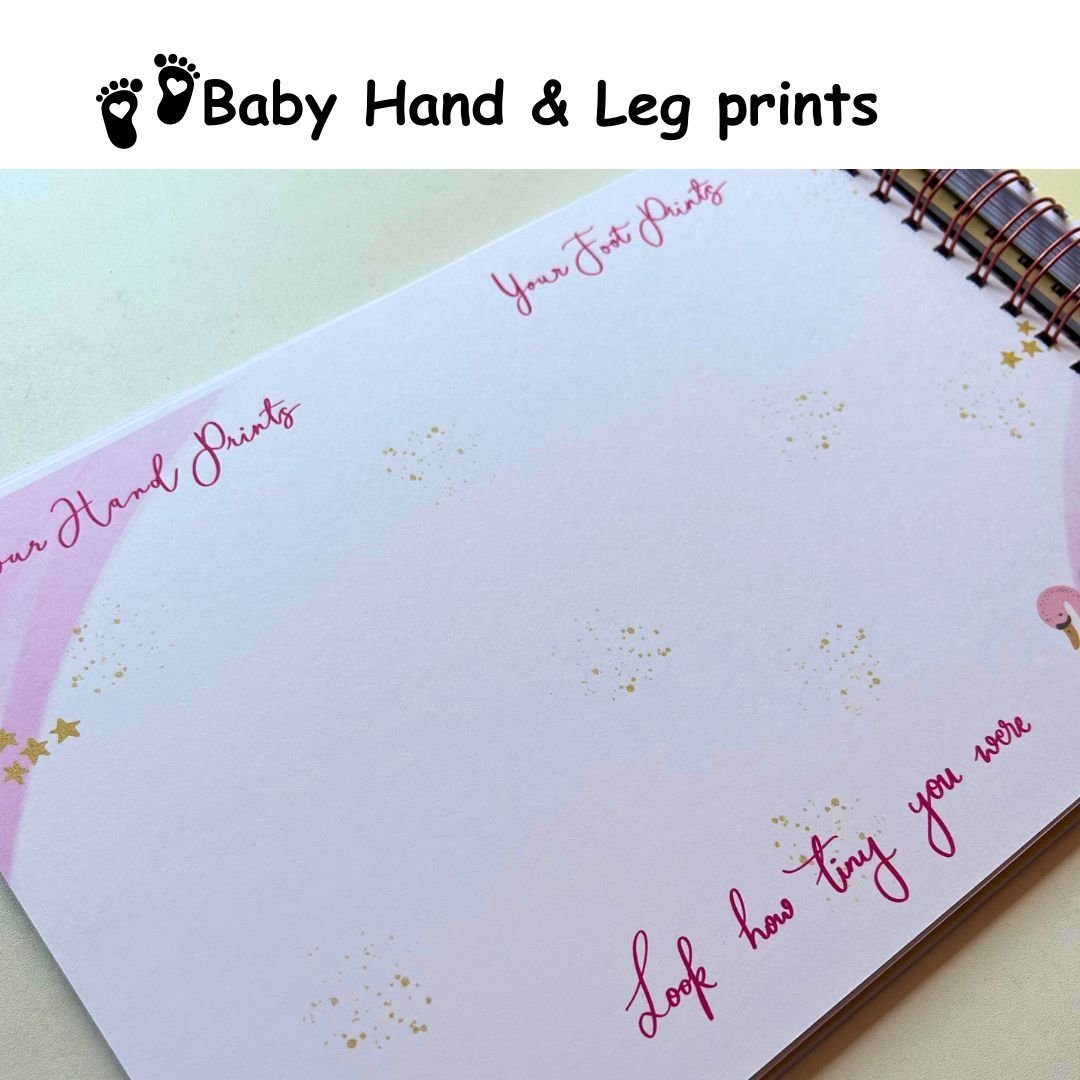 Baby Milestone Journal - Pearly Purple | 0 to 4 years | A4 Size - Bop Canvases