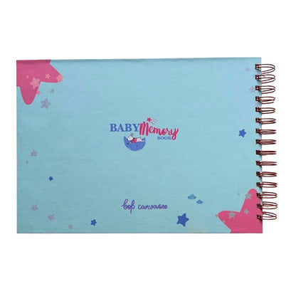Baby Milestone Journal - The Early Years - Blue | 0 to 4 years | A4 Size - Bop Canvases