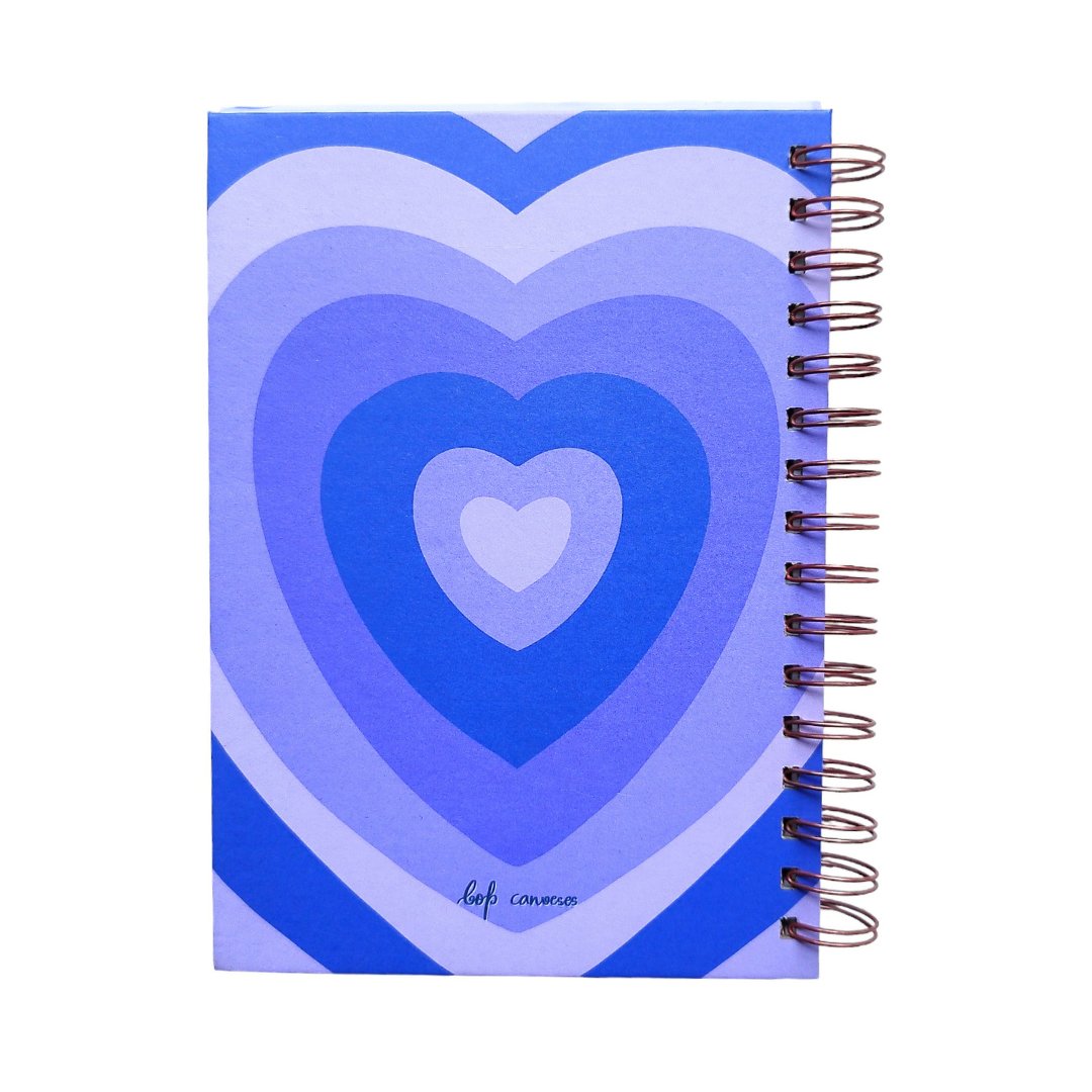 Blank Journal - Purple Heart Dog | A5 - Bop Canvases