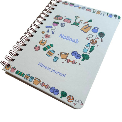 Fitness Journal - Fit Dairy | Beige - Bop Canvases