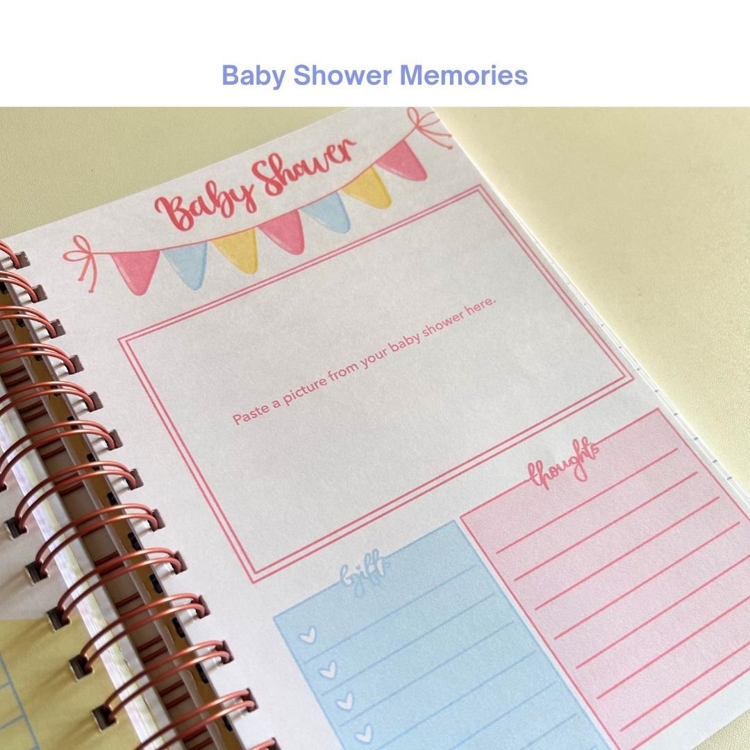 Pregnancy Journal - Baby Blue | 9 Months Journal - Bop Canvases
