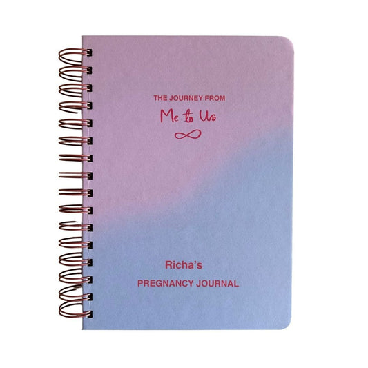 Pregnancy Journal - Tiffany Pink | 9 Months Journal - Bop Canvases