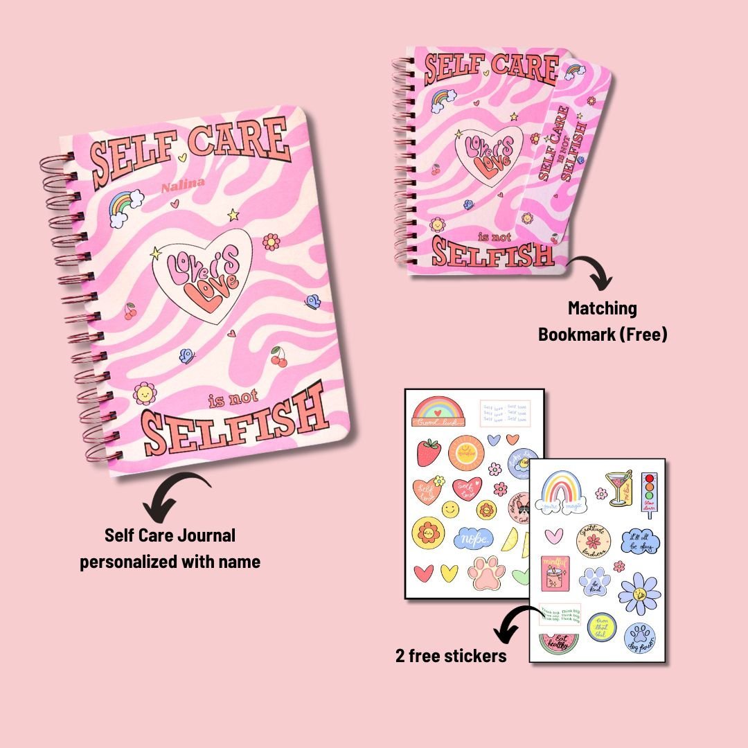 Self-Care Journal - Cherry blossom - Bop Canvases